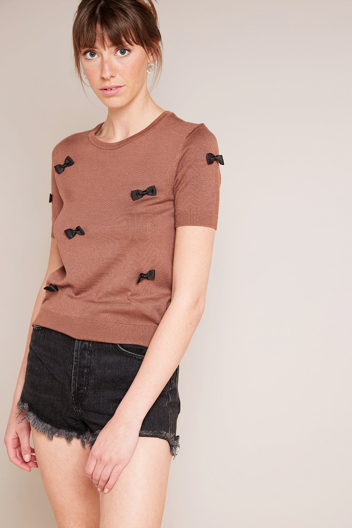 KADIN TRİKO FİYONKLU BLUZ