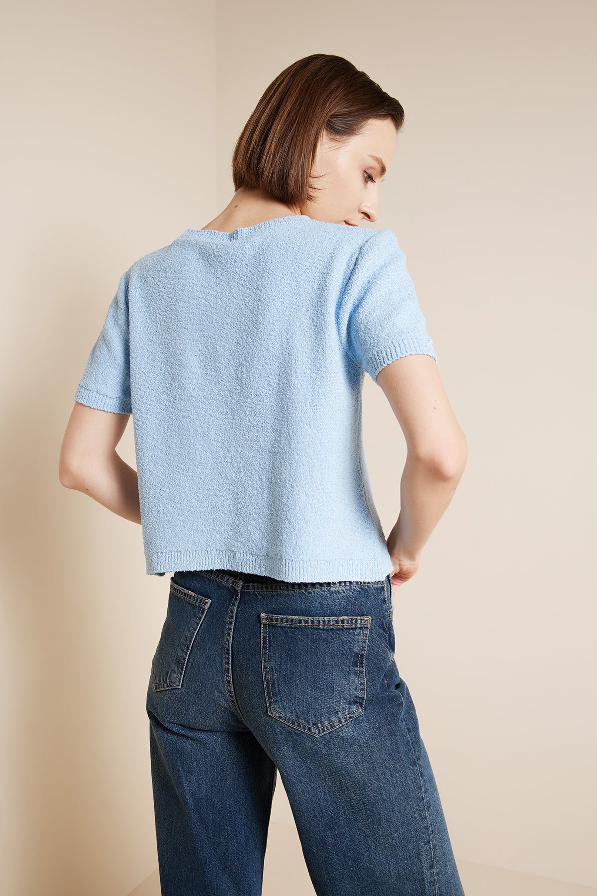 KALP DETAYLI TRİKO BLUZ