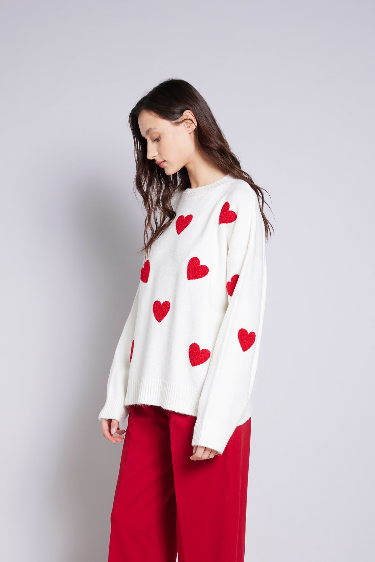 KALP NAKIŞLI TRİKO KAZAK