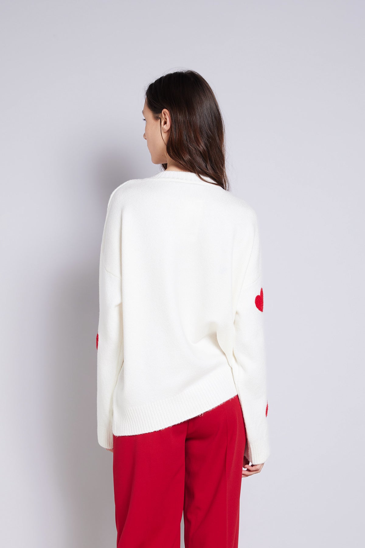 KALP NAKIŞLI TRİKO KAZAK