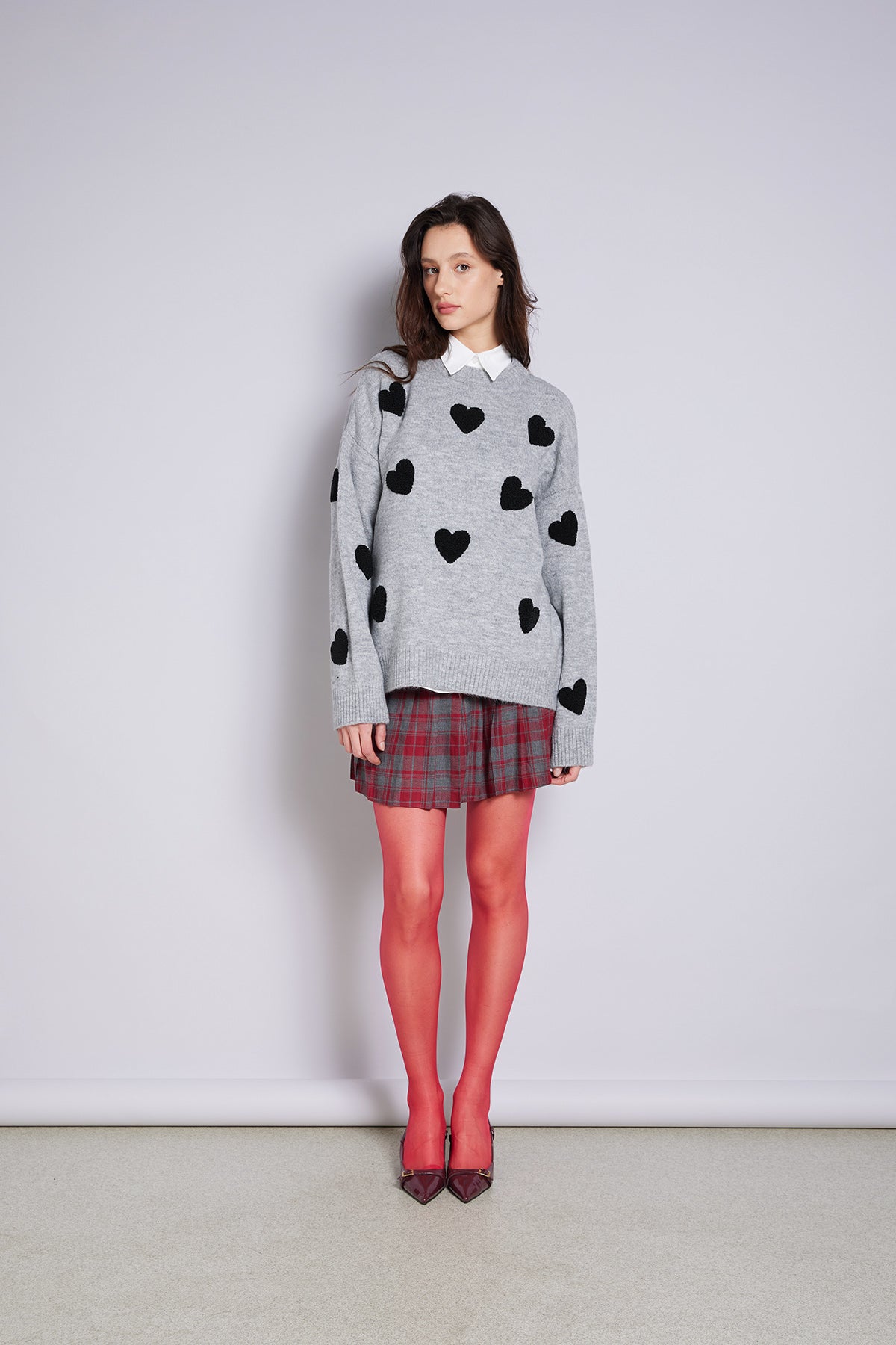 KALP NAKIŞLI TRİKO KAZAK