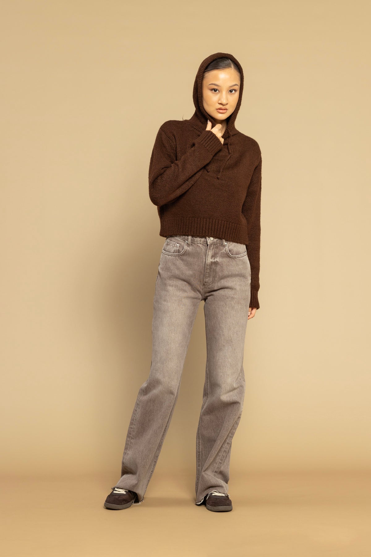 KAPÜŞONLU TRİKO KAZAK