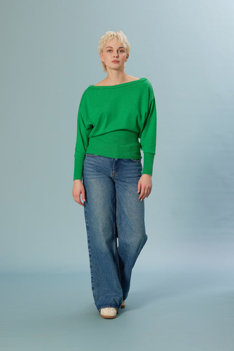 BENETTON — Kayık Yaka Triko Bluz