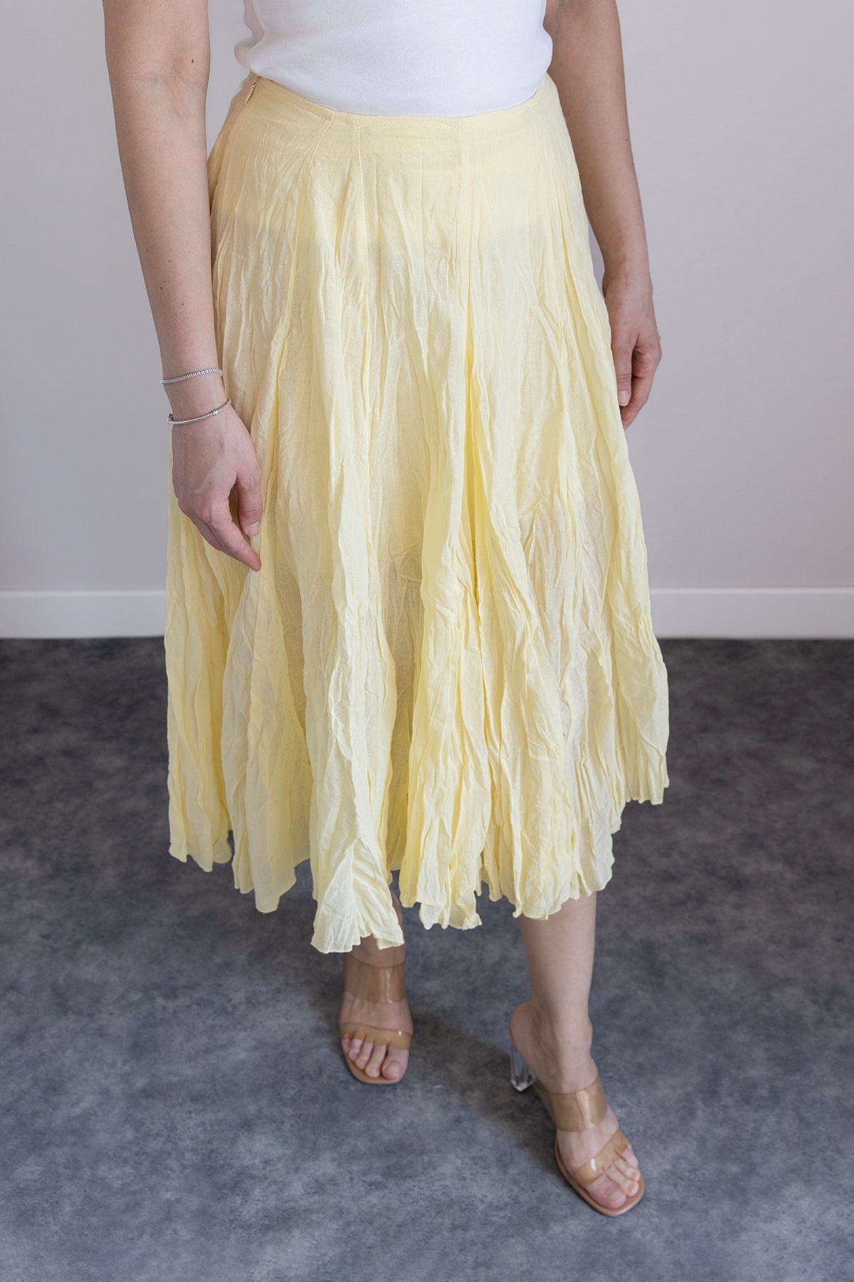 KIRIŞIK GÖRÜNÜMLÜ UZUN ETEK