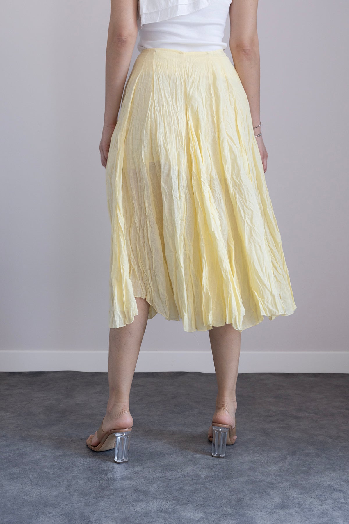 KIRIŞIK GÖRÜNÜMLÜ UZUN ETEK