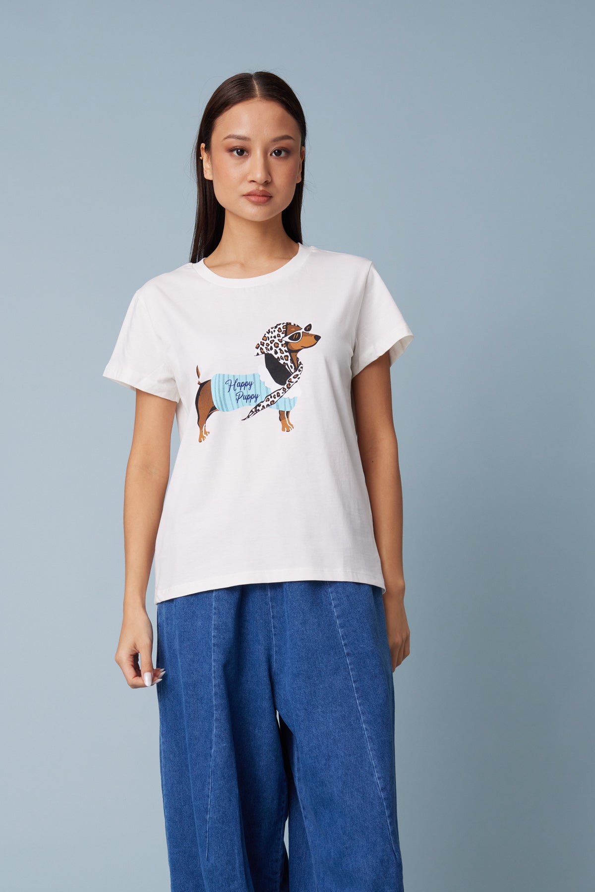 KÖPEK BASKILI T-SHIRT