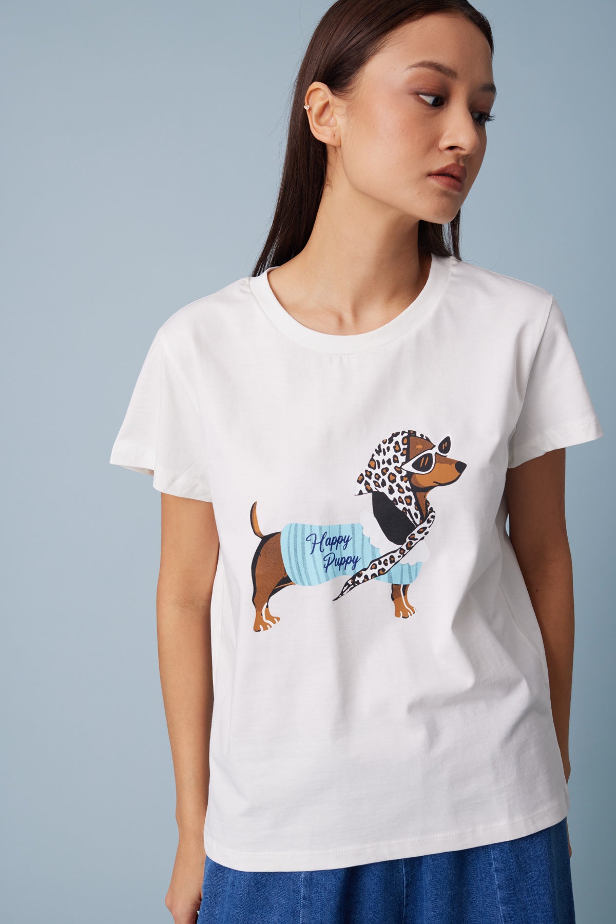 KÖPEK BASKILI T-SHIRT