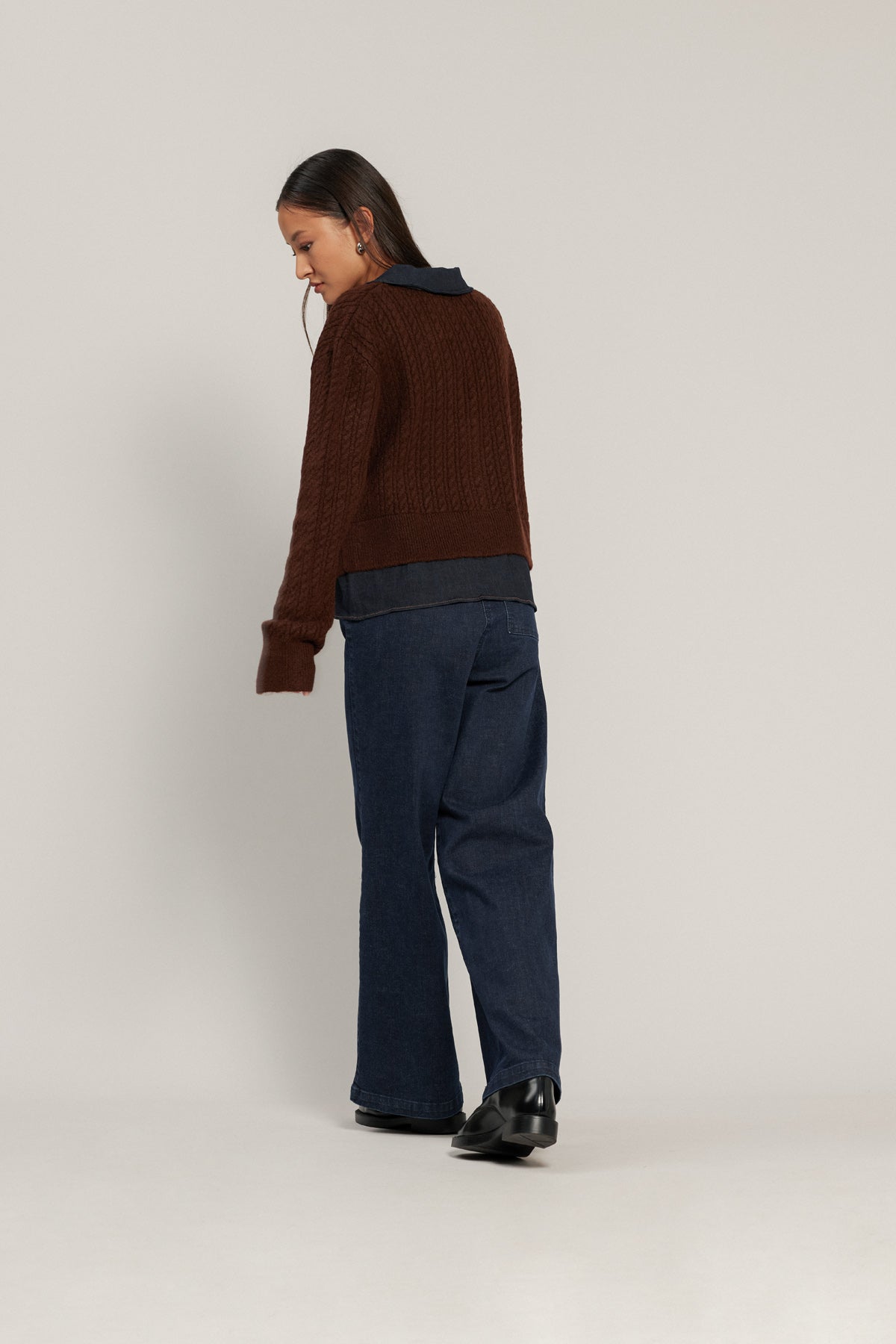 KOT DETAYLI TRİKO HIRKA