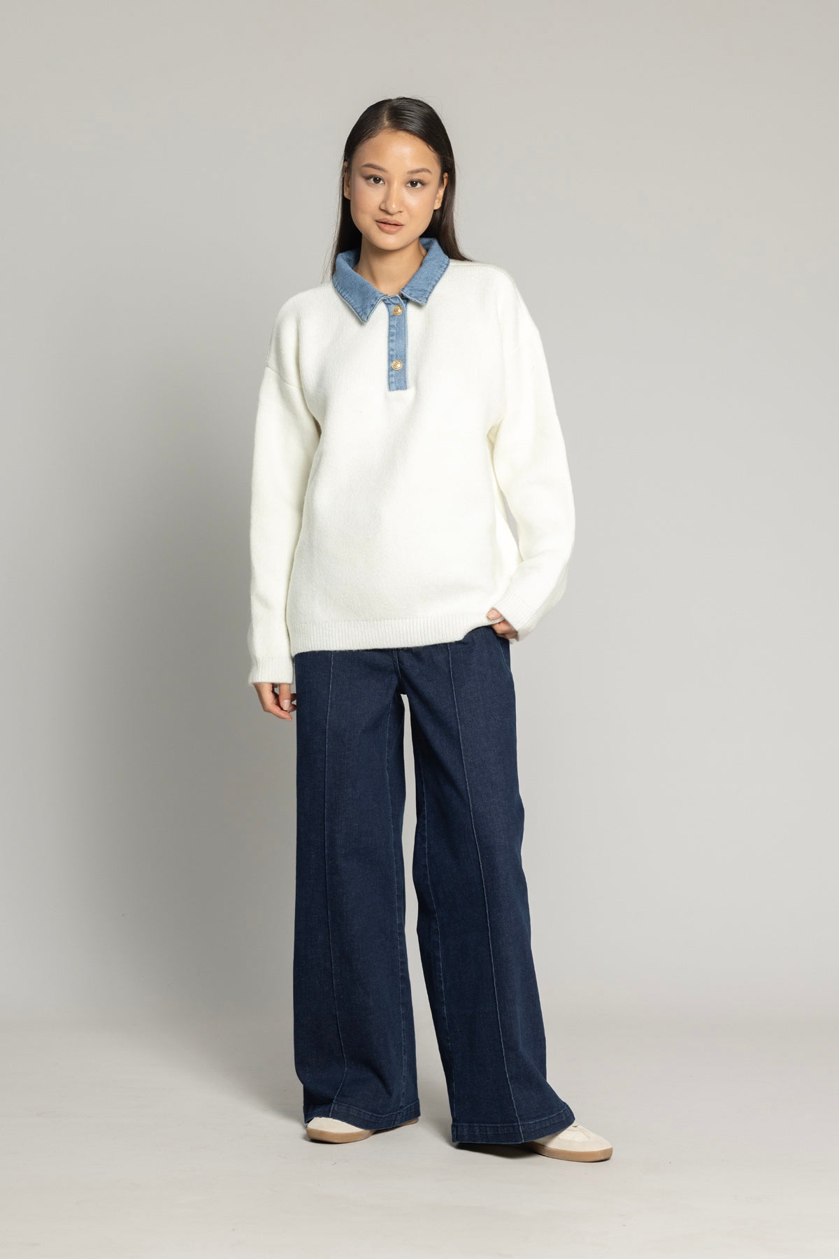 KOT GARNİLİ TRİKO KAZAK