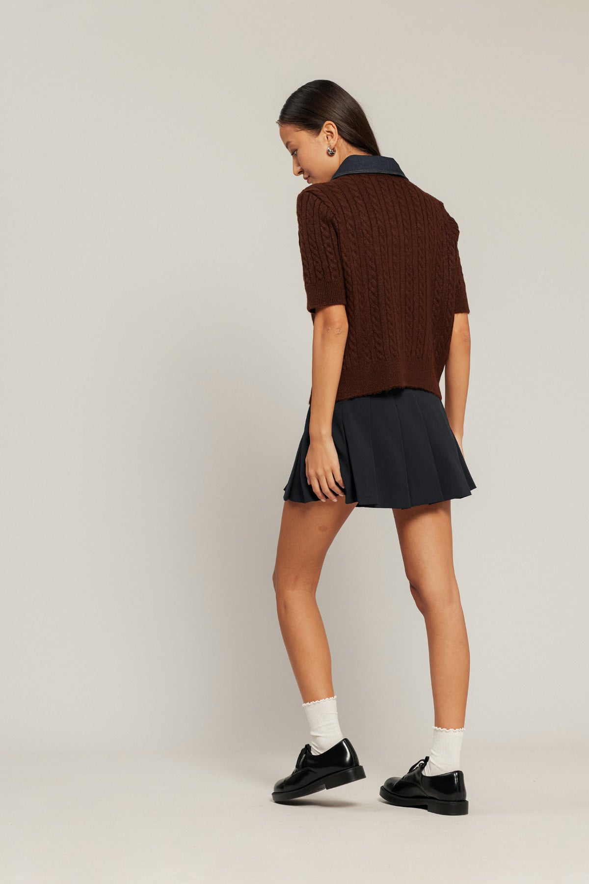 KOT YAKALI TRİKO HIRKA