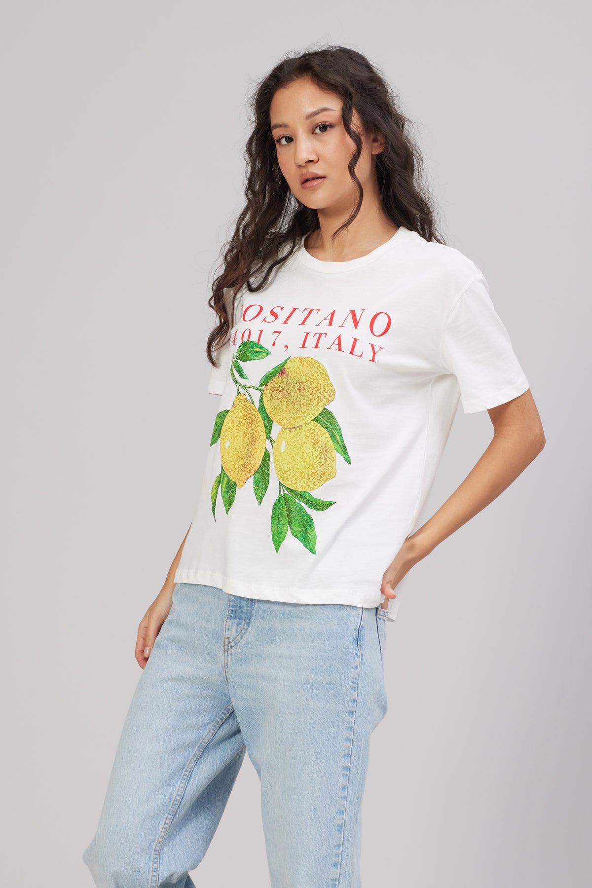 LİMON BASKILI T-SHIRT