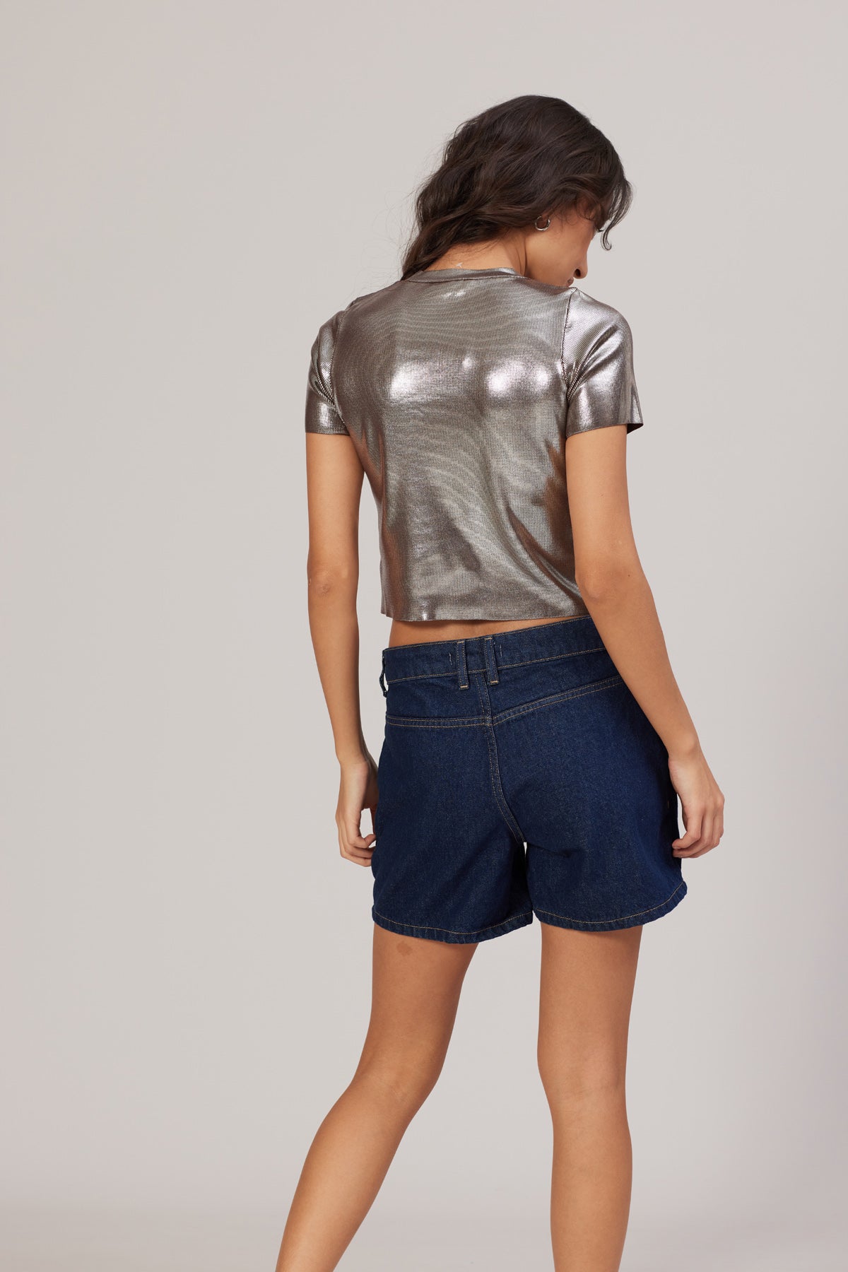 METALİK TRİKO T-SHIRT
