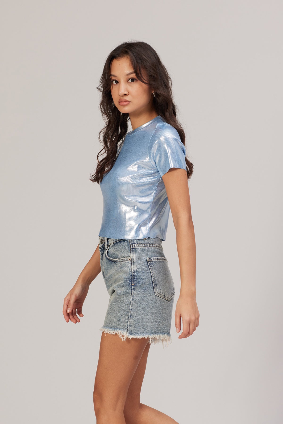 METALİK TRİKO T-SHIRT