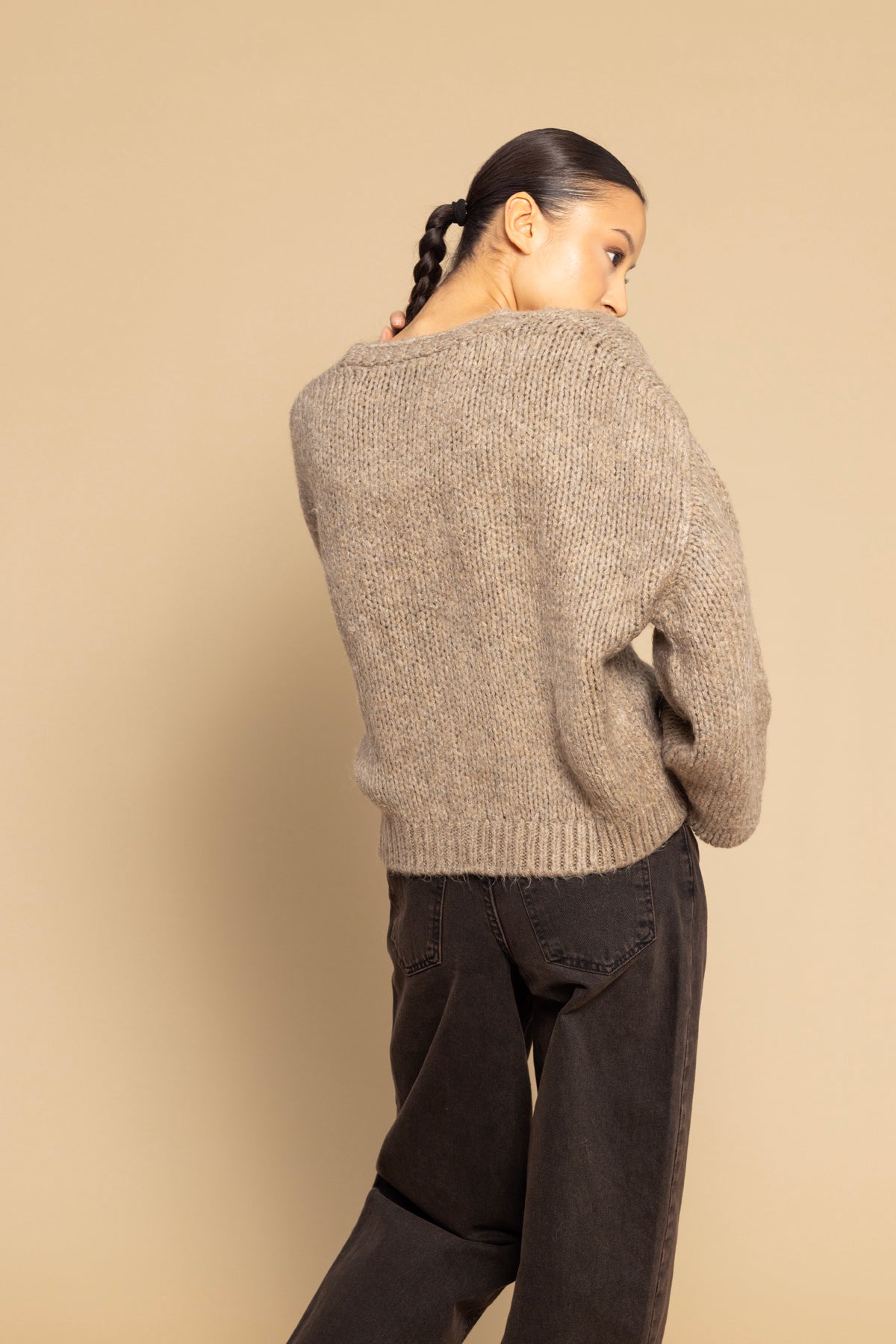 OVERSİZE TRİKO HIRKA