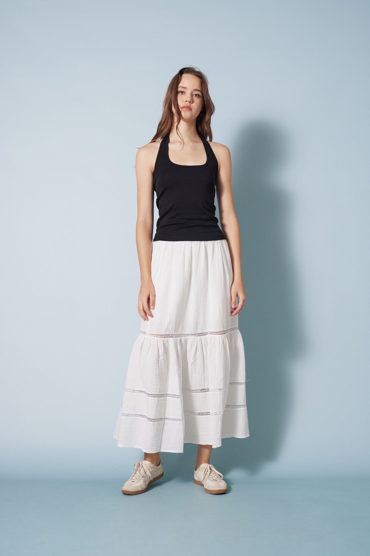 PAMUKLU HALTER TOP