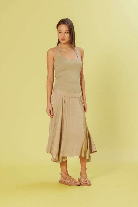 ADAÇAYI — PAMUKLU HALTER TOP