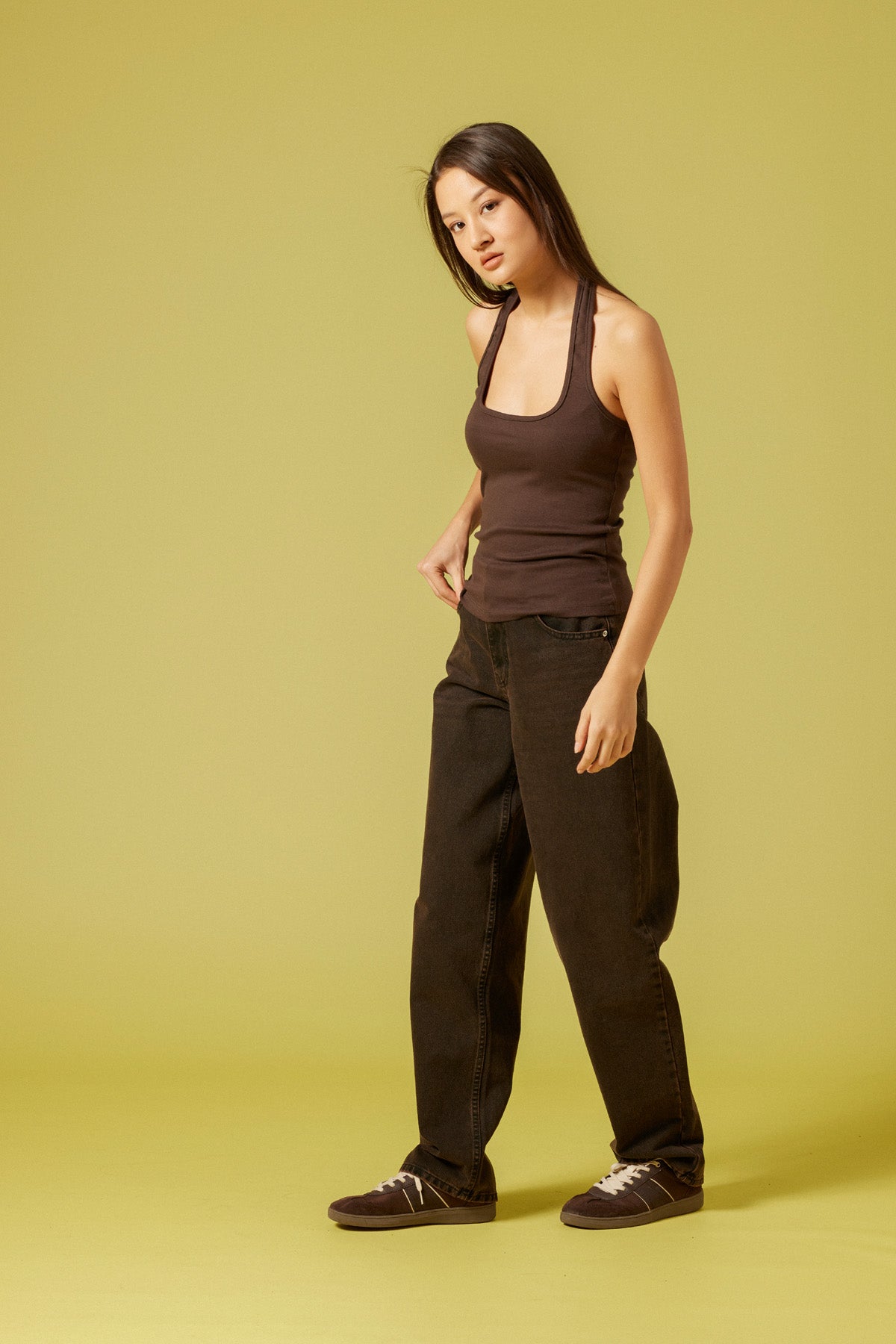 PAMUKLU HALTER TOP