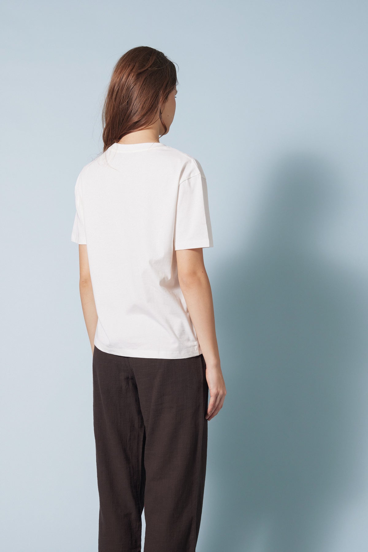 PÖTİKARE YAMA DETAYLI KISA KOLLU T-SHIRT