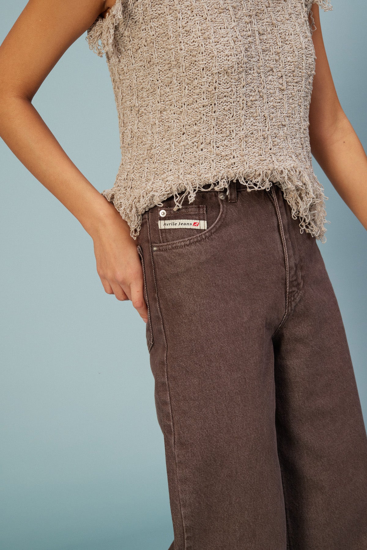 RELAXED FIT DENIM PANTOLON