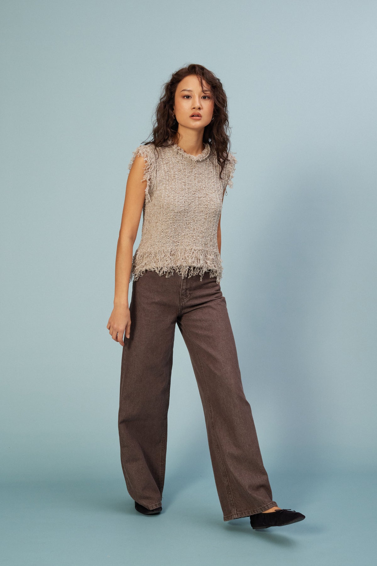 RELAXED FIT DENIM PANTOLON