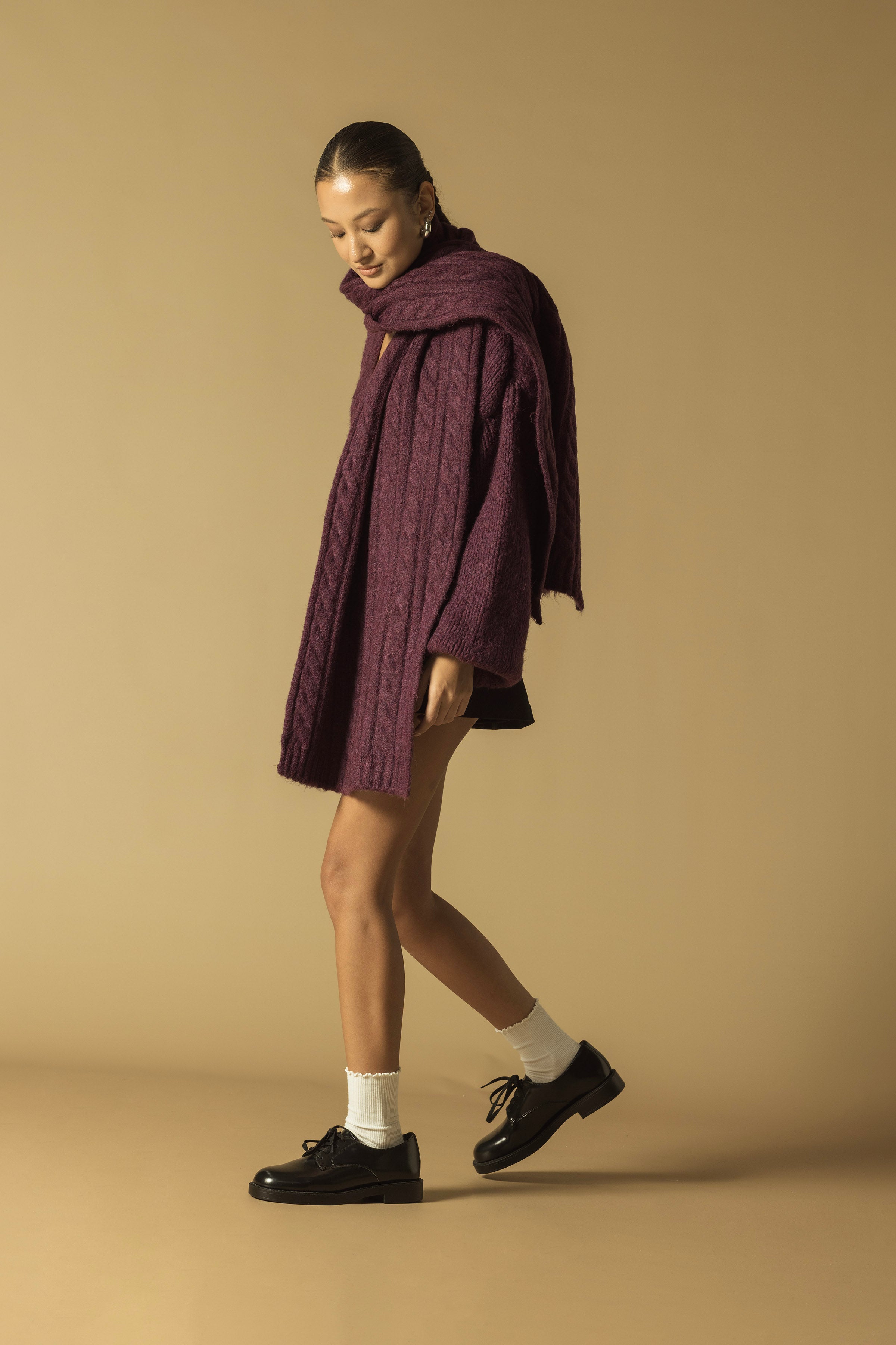 SAÇ ÖRGÜLÜ TRİKO ATKI