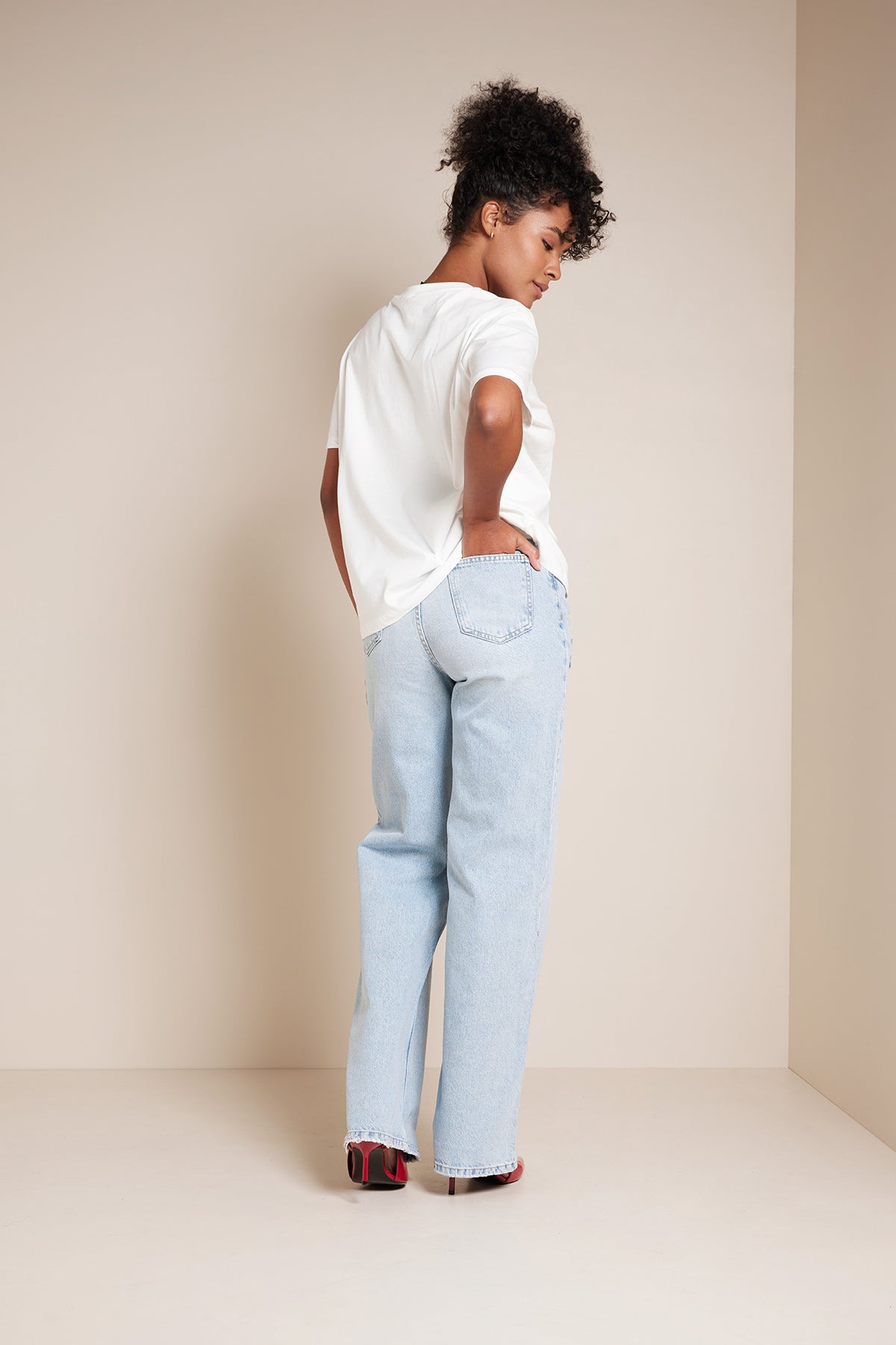 STRAIGHT FIT DENIM PANTOLON