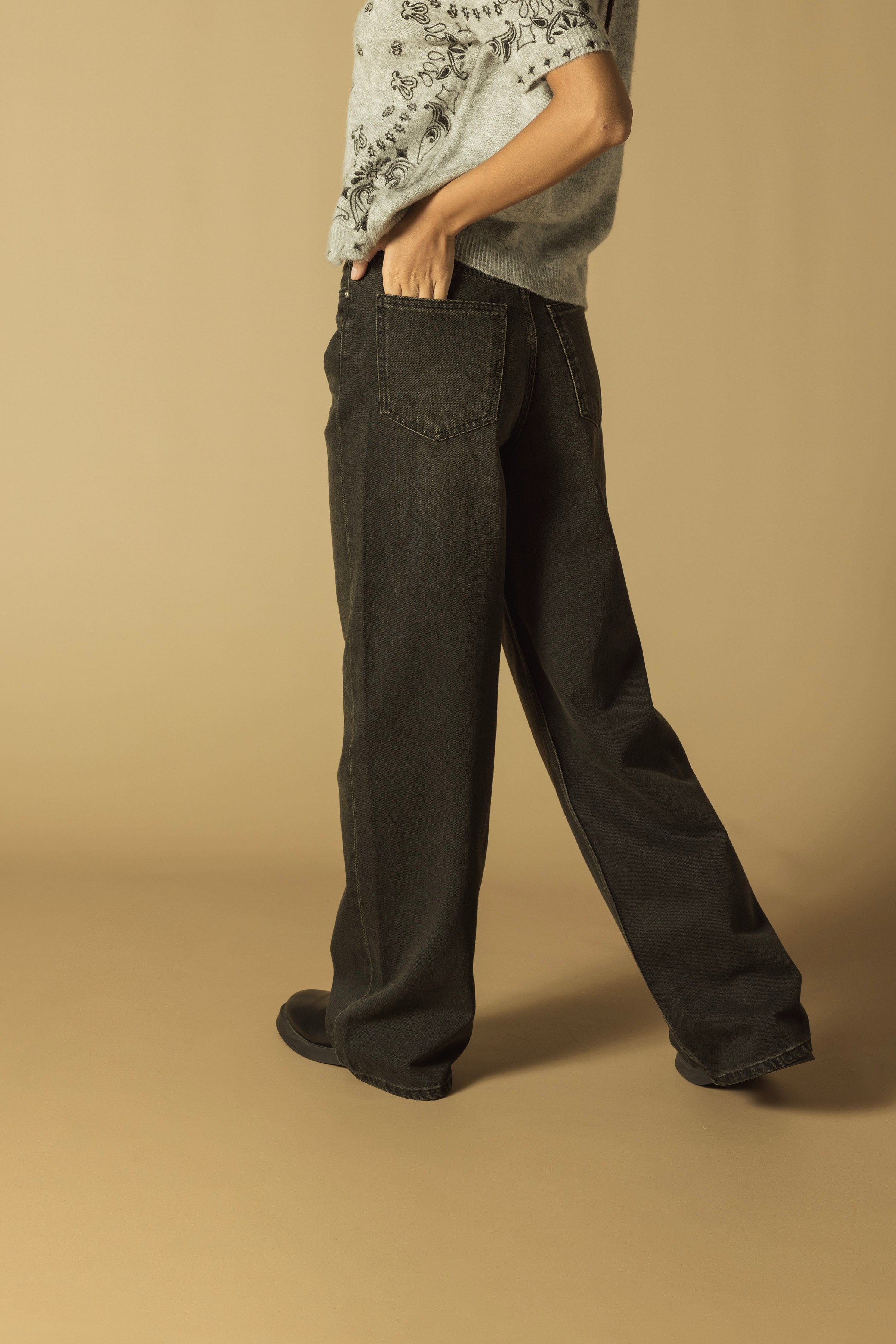 STRAIGHT FIT DENIM PANTOLON