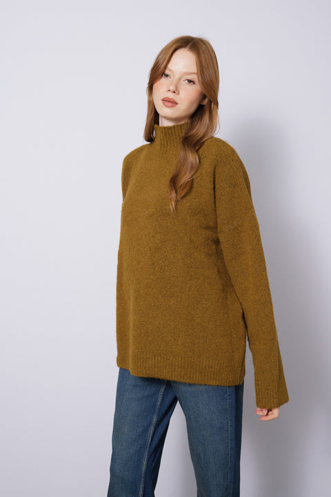 OLIVE — YARIM BALIKÇI TRİKO KAZAK